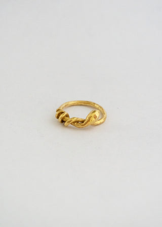 Vintage Twisted Pinky Ring 20 K