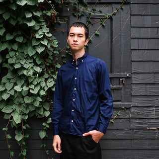 Single Needle Shirt, Broadcloth No Pocket | Night Blue