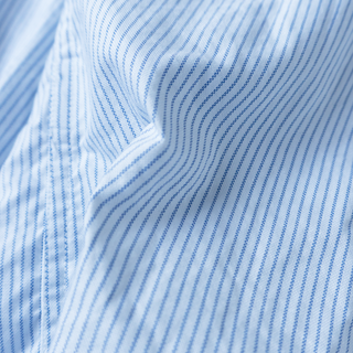 Single Needle Shirt, Cerulean Stripe NP