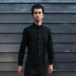 The Single Needle Shirt, Onyx | Oxford